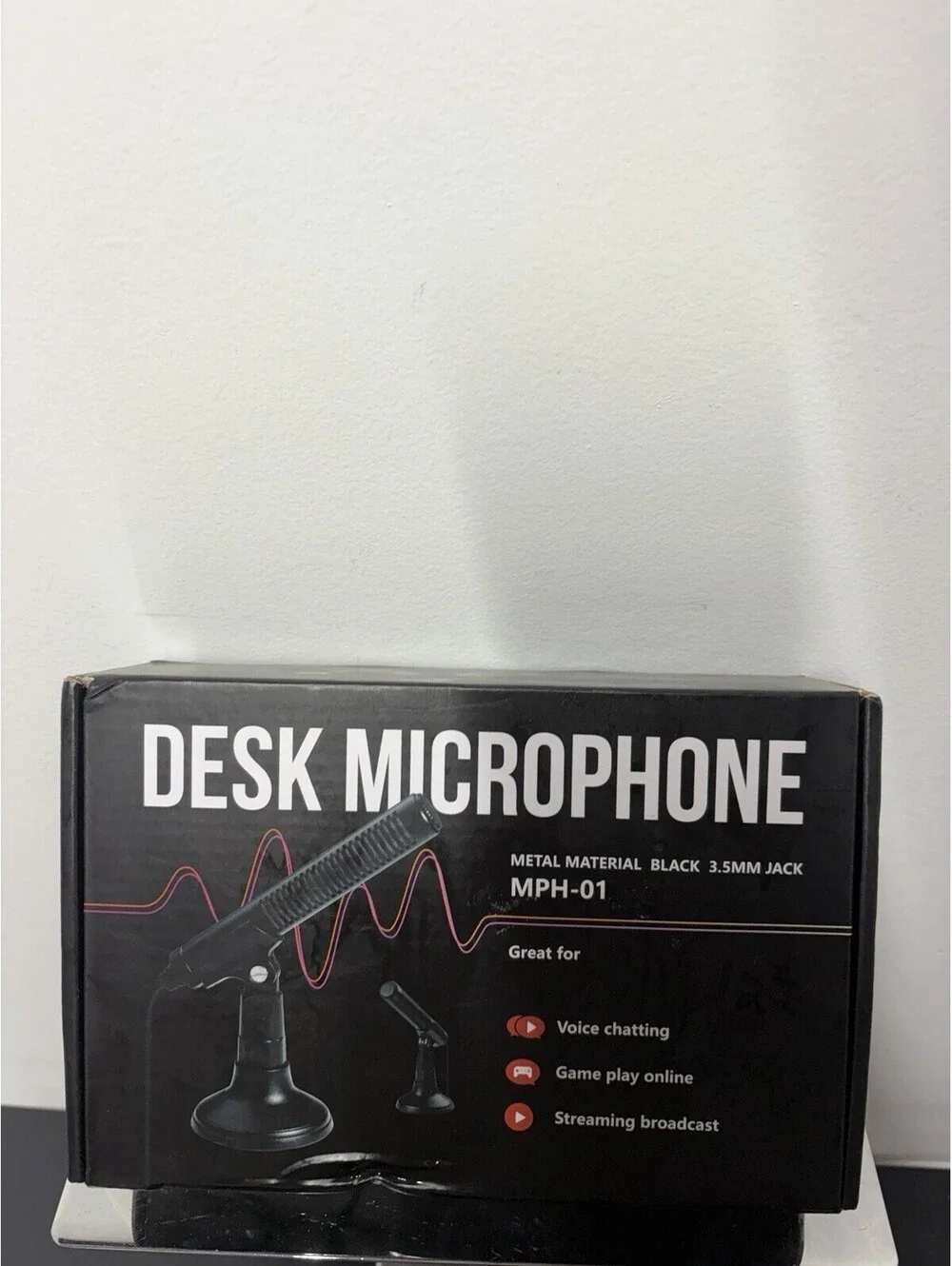 Professional Desktop Stand Microphone 3.5MM Jack MPH-01  (NEW IN BOX)